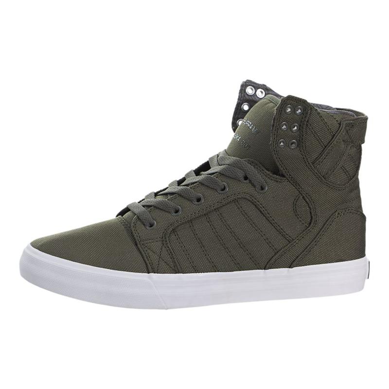 Zapatillas Altas Supra Argentina Hombre - SKYTOP Verde (KWRBM-1537)